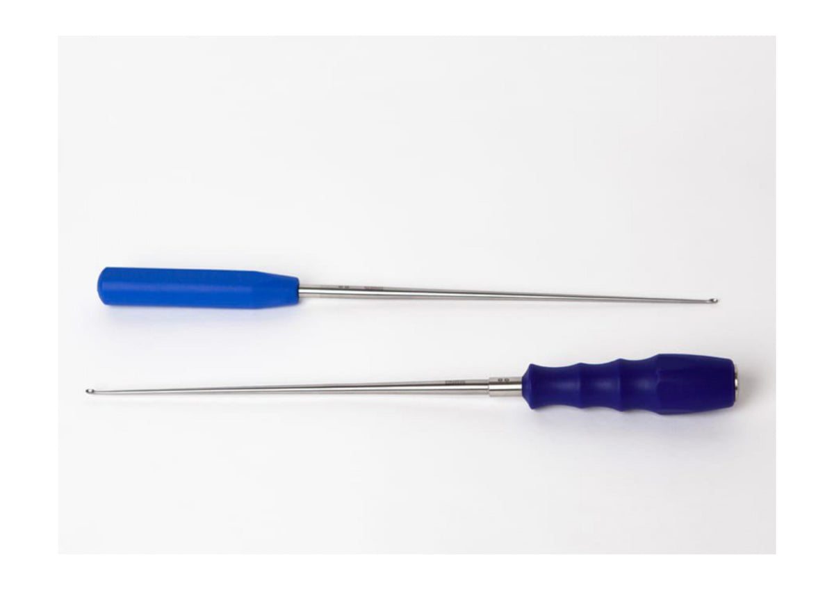 Arthroscopic Suture Hook – Blue Handle Surgical Instrument