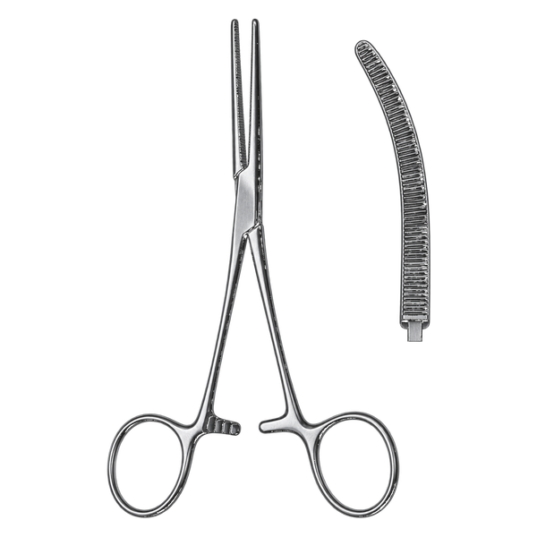 Rochester pean forceps curved